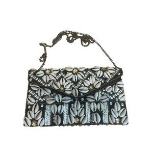 Clements Ribeiro Designer Purse - Beads, Shells & Sequins Embellishments